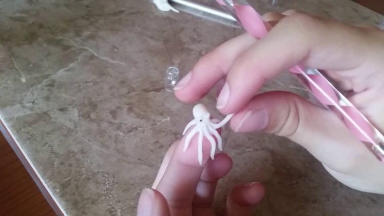 Polymer clay octopus charm tutorial: Part 2