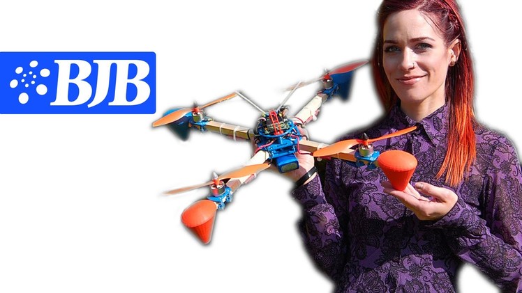 Prt 2: 3D Printed DIY Quadcopter-Build & Fly!!