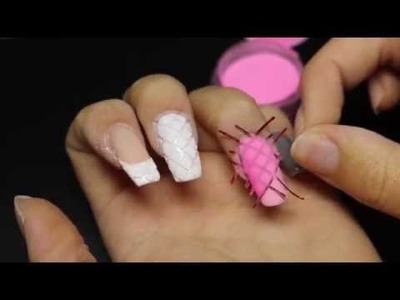 Quilted nails DIY easy