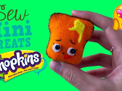 Super Cute Shopkins Mini Toasty Bread DIY Plushie Toy Craft