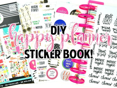 Super Easy DIY HAPPY PLANNER Sticker Book!