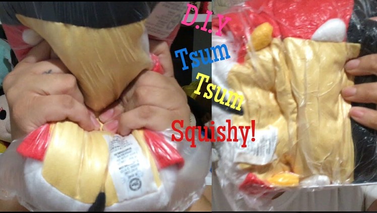SUPER EASY SLOW RISING TSUM TSUM SQUISHY DIY!!!!!