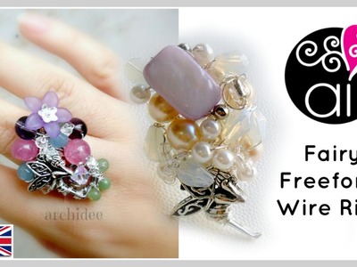 Tutorial Wire Technique | Fairy Ring Freeform | DIY Ring | ENG