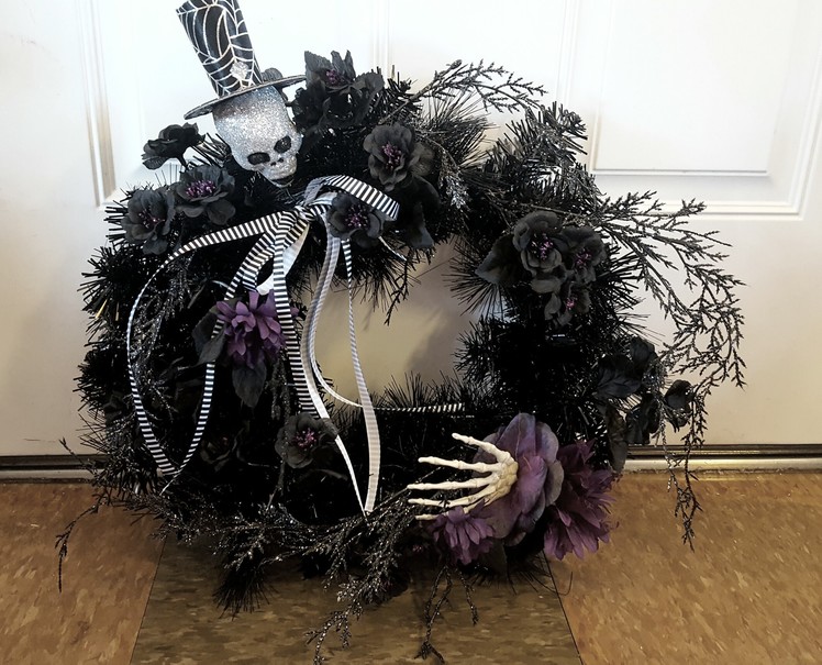 Very Easy DIY Halloween wreath!