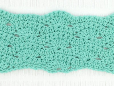 Wavy Shell Stitch Crochet Tutorial