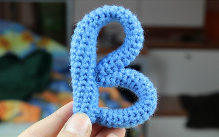 Alphabet Amigurumi ● How to crochet a "B" | World Of Amigurumi