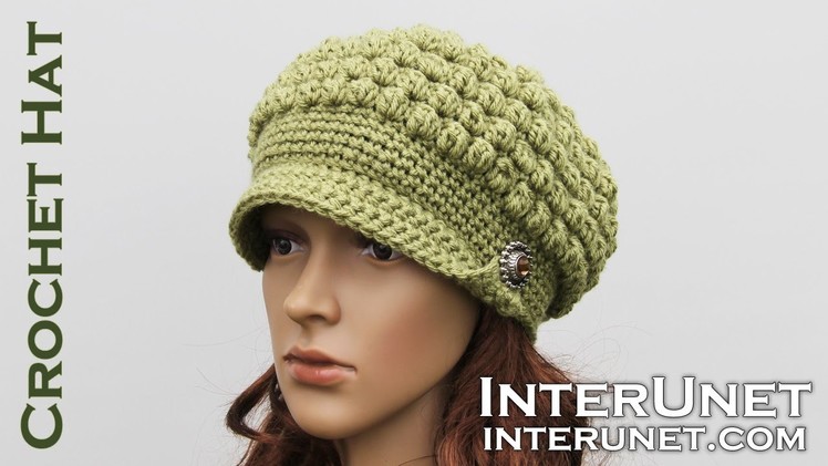Crochet a hat - video tutorial for beginners. Part 2 of 2