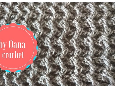 Crochet arrow stitch 2 - by Oana