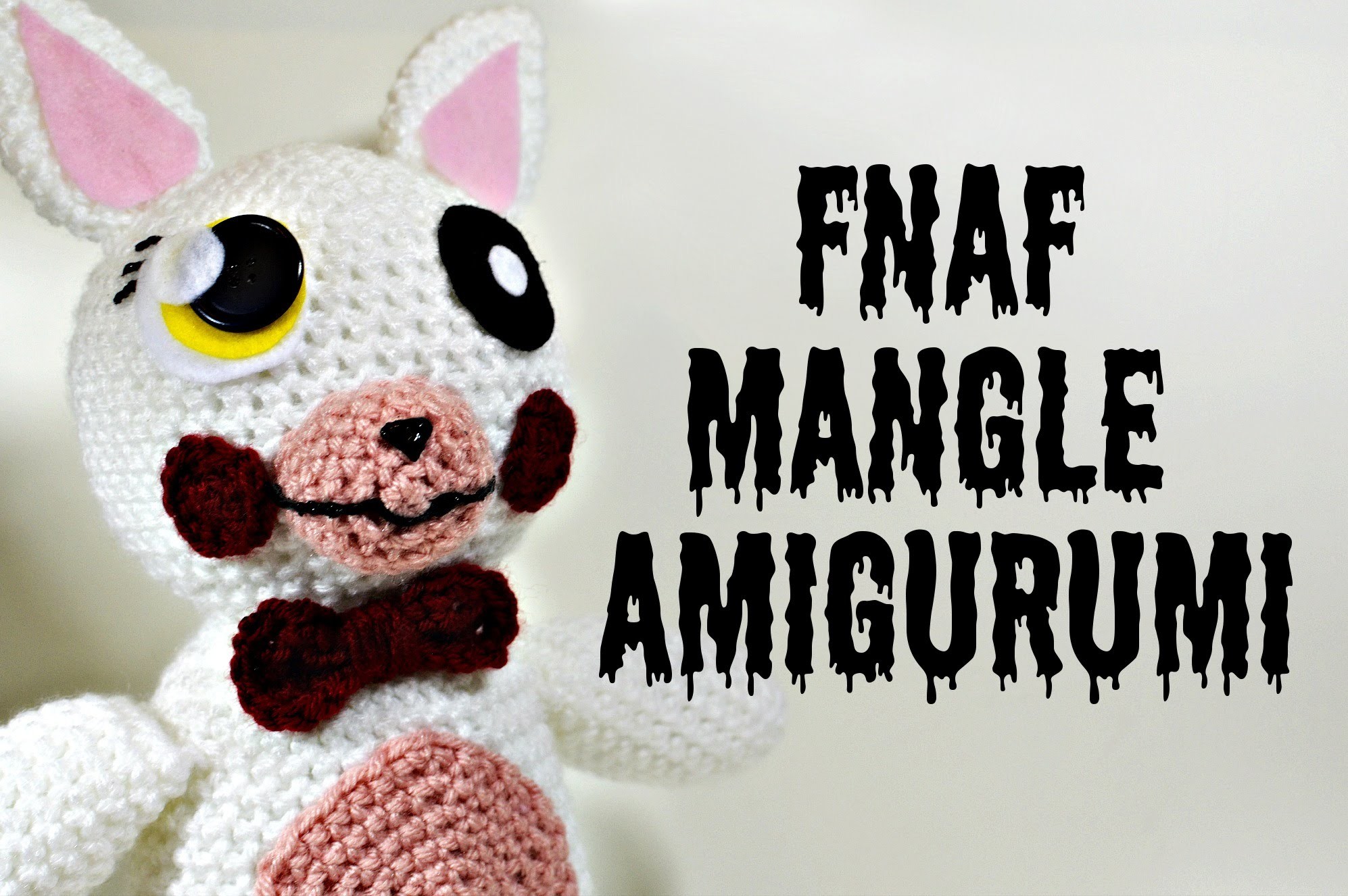 Crochet FNAF Five Nights At Freddys Mangle Amigurumi Tutorial