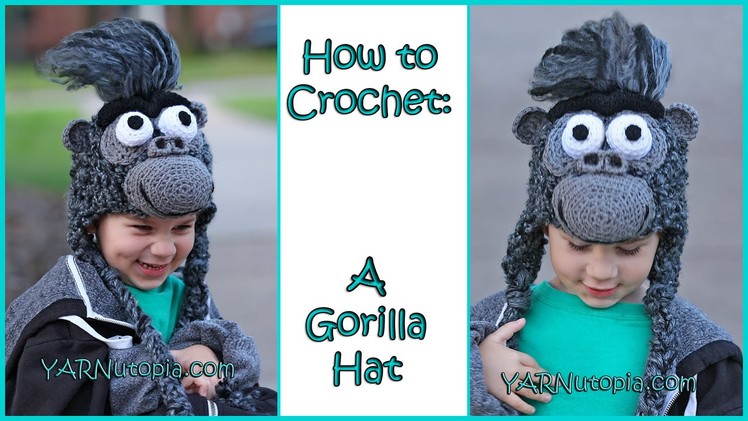 Crochet Tutorial: Gorilla Hat