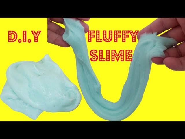 "D.I.Y" Fluffy Slime (no Borex) with Elma Glue, Shaving Cream, and Detergent