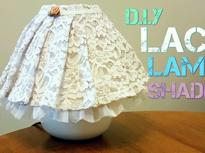 D.I.Y Lace Lamp Shade