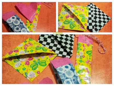 DIY Duct tape bookmarks