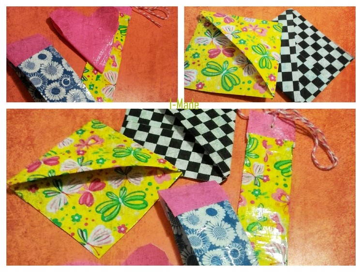 DIY Duct tape bookmarks