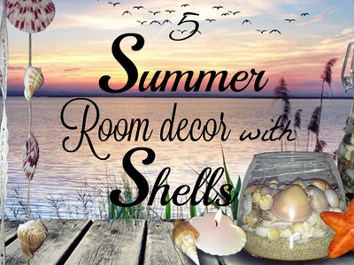 DIY| Summer Room Decor with Shells (Easy&Cute)