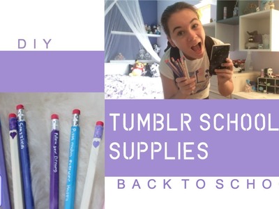 ✰DIY Tumblr School Supplies✰