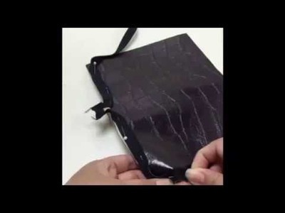 How to attach zipper to clutch wallet