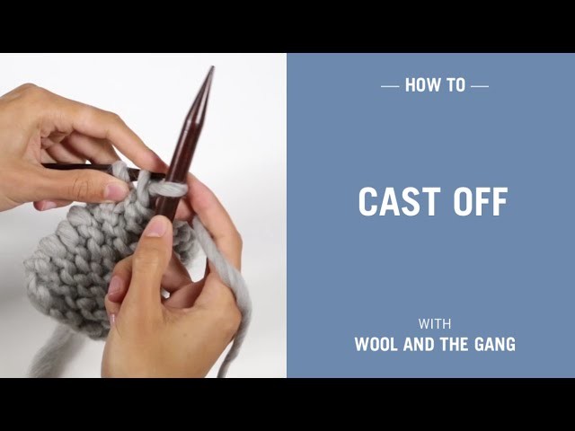 How to cast off