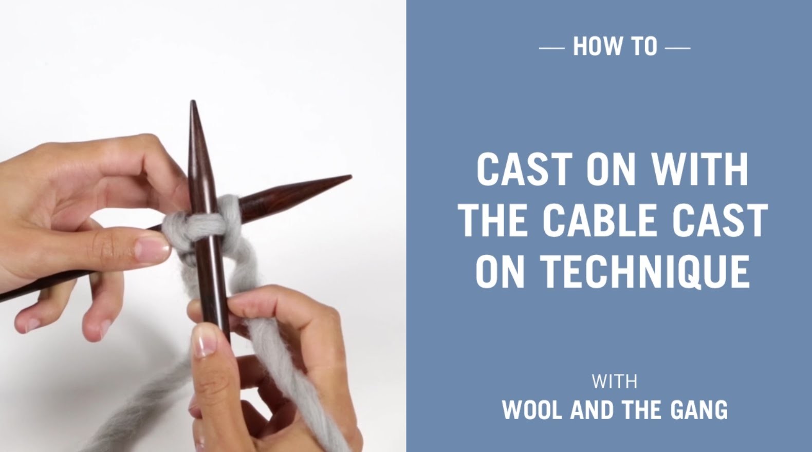 How to cast. The Purled Cable Cast-on. Модели с описанием от Wool and the gang..