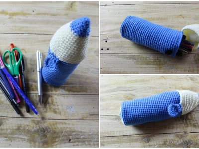 How to crochet a PencilCase Amigurumi | World Of Amigurumi
