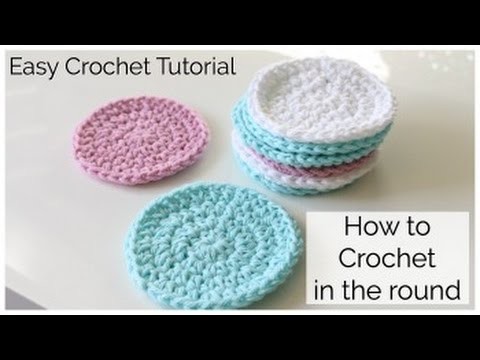 How to Crochet a Round Face Scrubbie