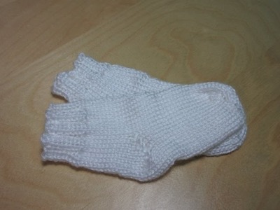 How to knit baby socks for beginners