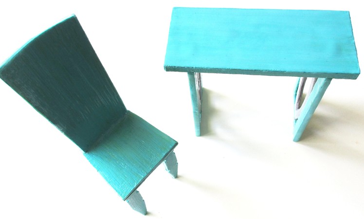 How to Make a Doll Desk & Chair