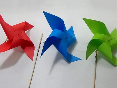 How To Make A Windmill With Paper | Easy And Simple Steps |