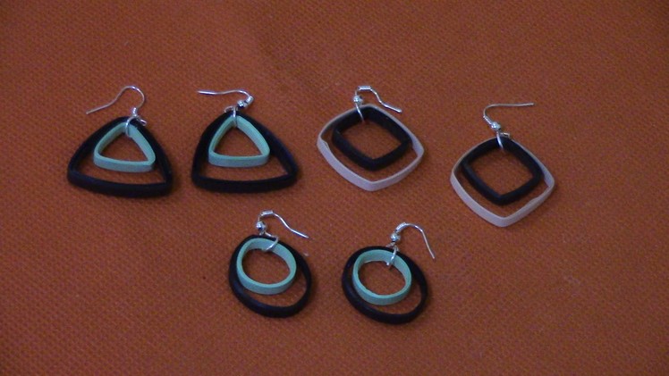 How To Make Quilling Earrings For Beginners