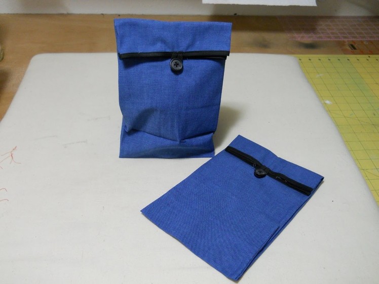 How To Sew A Fabric Lunch Sack