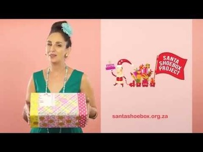 Suzelle DIY 30' how to pledge and make Santa Shoebox