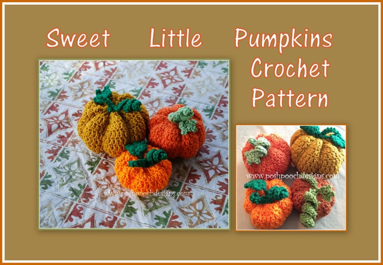 Sweet Little Pumpkins Crochet Pattern