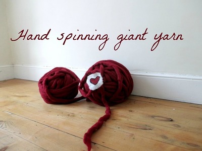 Arm Knitting: Making a Yarn Ball