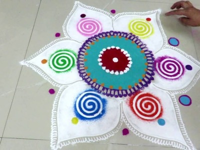 Diwali Special  beautiful rangoli design - created by rangoli design