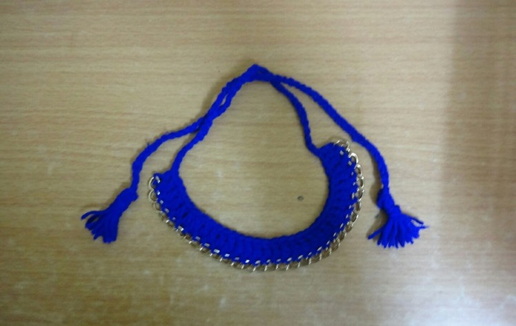 DIY: Crochet necklace. crochet choker