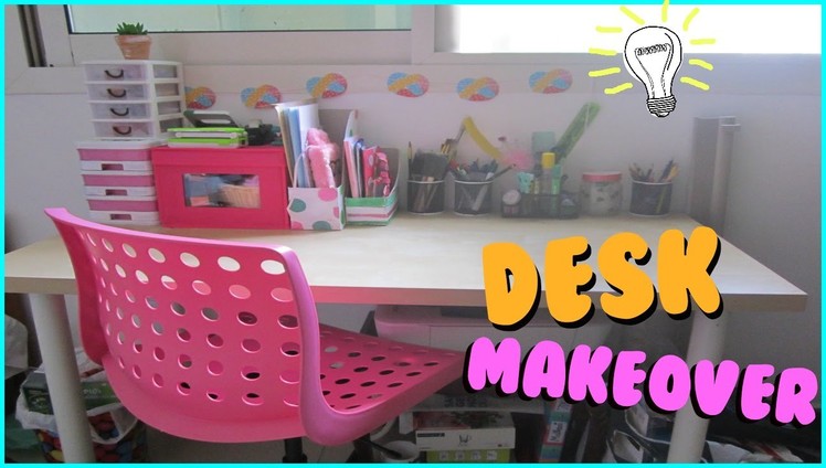 DIY Desk Makeover | Decor and organization!