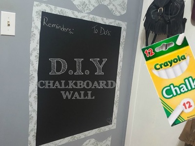 DIY Dope Room Decor! |  Chalkboard Wall