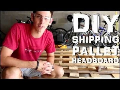 DIY Shipping Pallet Headboard