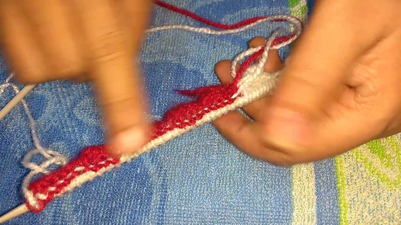 HINDI | HOW TO KNIT CURVED BORDER FOR KIDS SWEATER