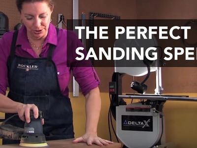 How Fast Should You Move Your Sander?