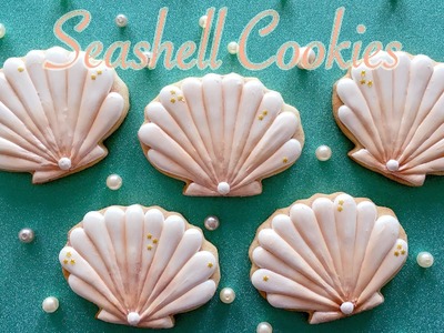 How To Decorate Seashell Cookies!