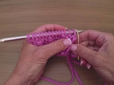 How to do a Tubular Bind Off on a 2 X 2 Ribbing