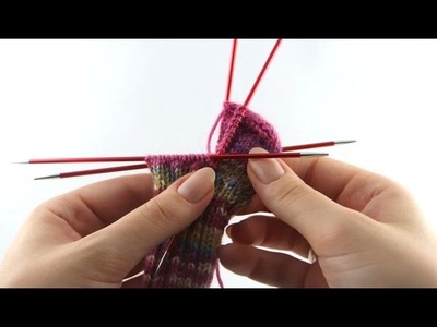 How to Knit Baby Socks #3 Finishing the Heel