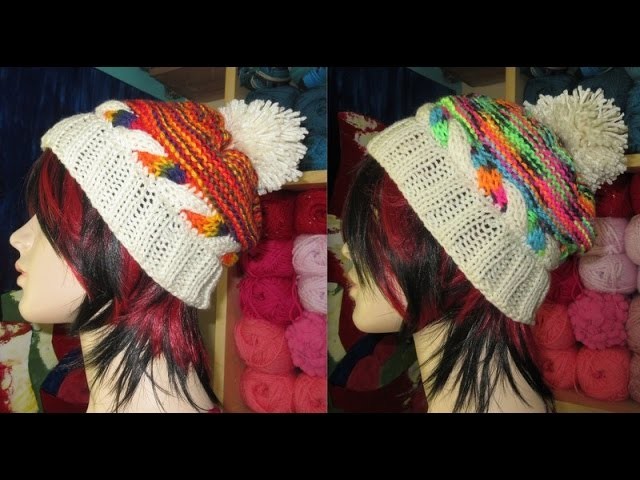 How to knit hat for beginners