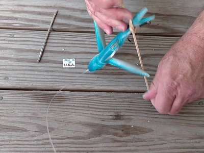 How to make a 7 inch Yummee Flying fish big tuna kite rig AKA "Cow Tuna" rig