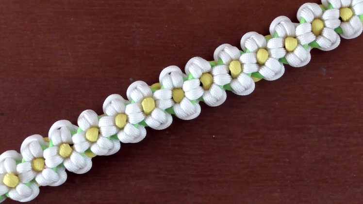 How To Make A Daisy Paracord Bracelet