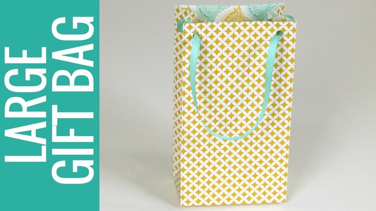 How to Make a Large Size Gift Bag: Gift Bag Punch Board