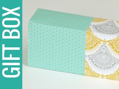 How to Make a Medium Size Gift Box: Gift Bag Punch Board