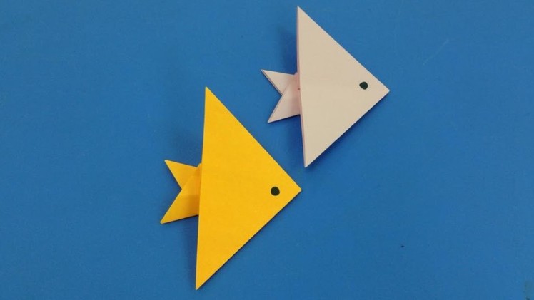 How to make a paper fish | Easy origami fishes for beginners making | DIY-Paper Crafts