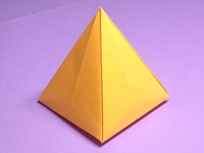 How to make a paper pyramid | Easy origami pyramids for beginners making | DIY-Paper Crafts